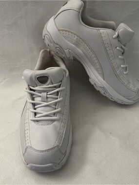 Dakota White Anti Slip Work Shoes Womens Size 9 Oil Resistant FreshTech